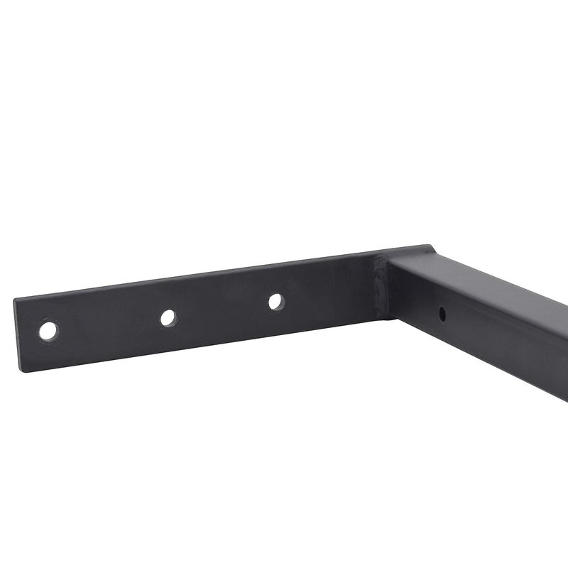 OVOV 2 Pack Heavy Duty Shelf Brackets Wall Mounted Industrial Farmhouse Floating Shelf Brackets with Lip - Image 4